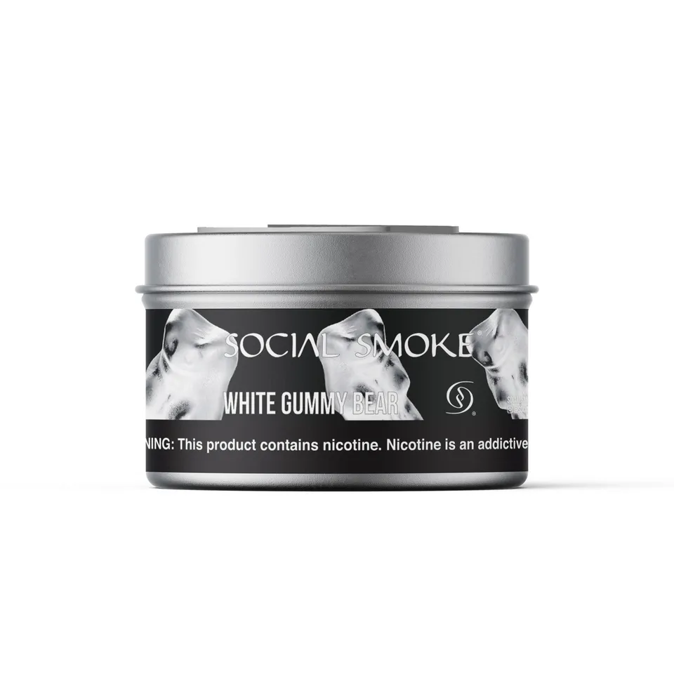 social-smoke-white-gummy-bear-shisha-tabak image 1
