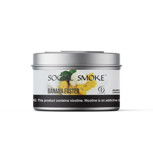 social-smoke-banana-foster-shisha-tabak image 1