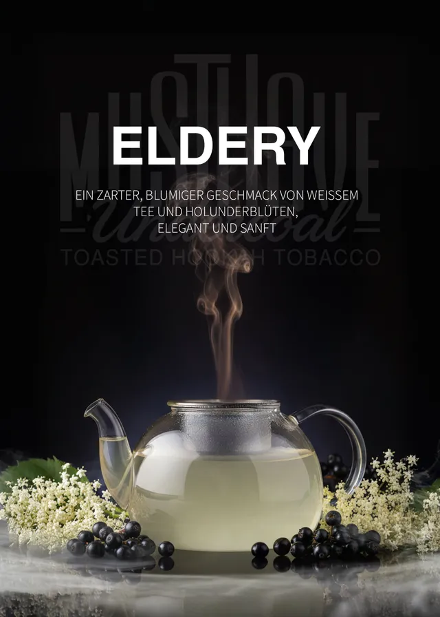musthave-eldery-dark-blend-wasserpfeifentabak-200g image 1
