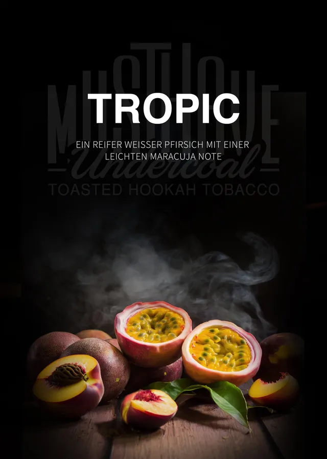 musthave-tropic-dark-blend-wasserpfeifentabak-200g-wei-er-pfirsich-maracuja image 1
