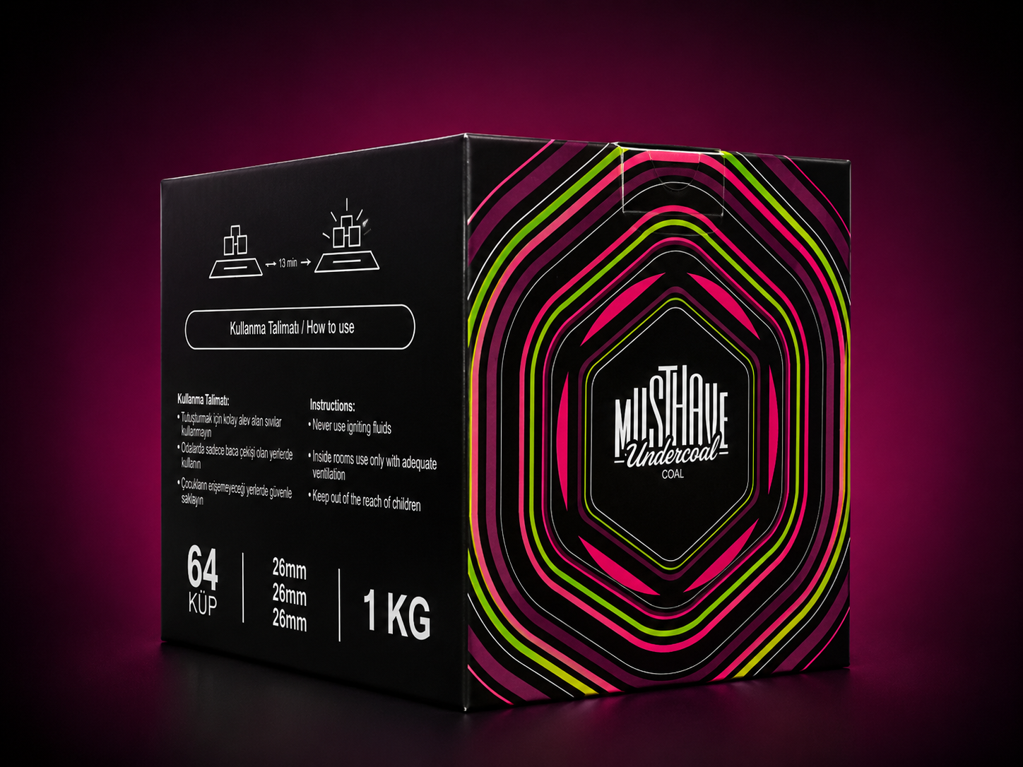 musthave-premium-shisha-kohle-26er-1kg-kokosnuss-cubes image 1