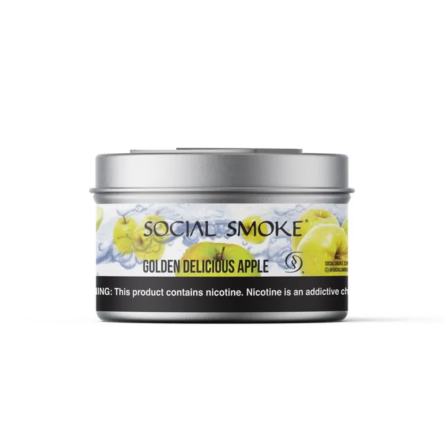 social-smoke-golden-delicious-apple-shisha-tabak image 1