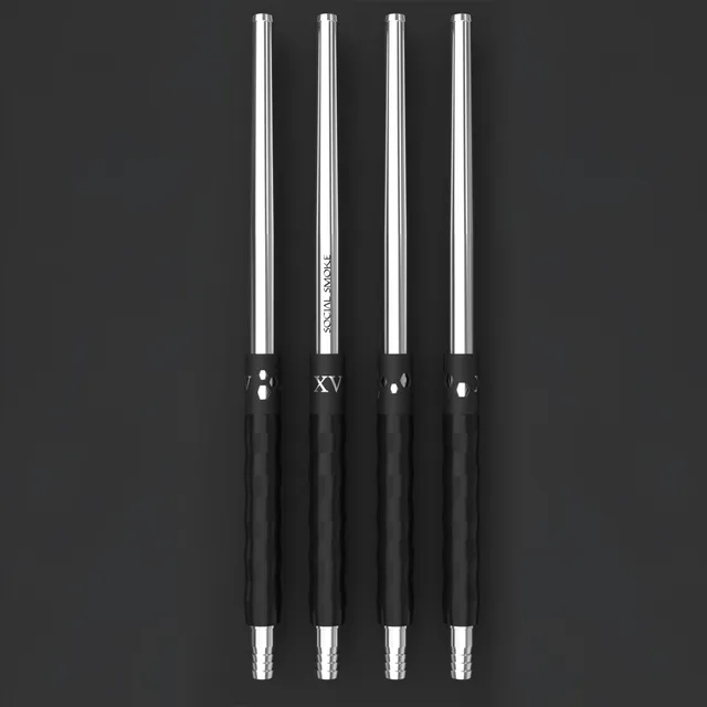 social-smoke-xv-hose-handle-schlauchgriff-edelstahl image 1