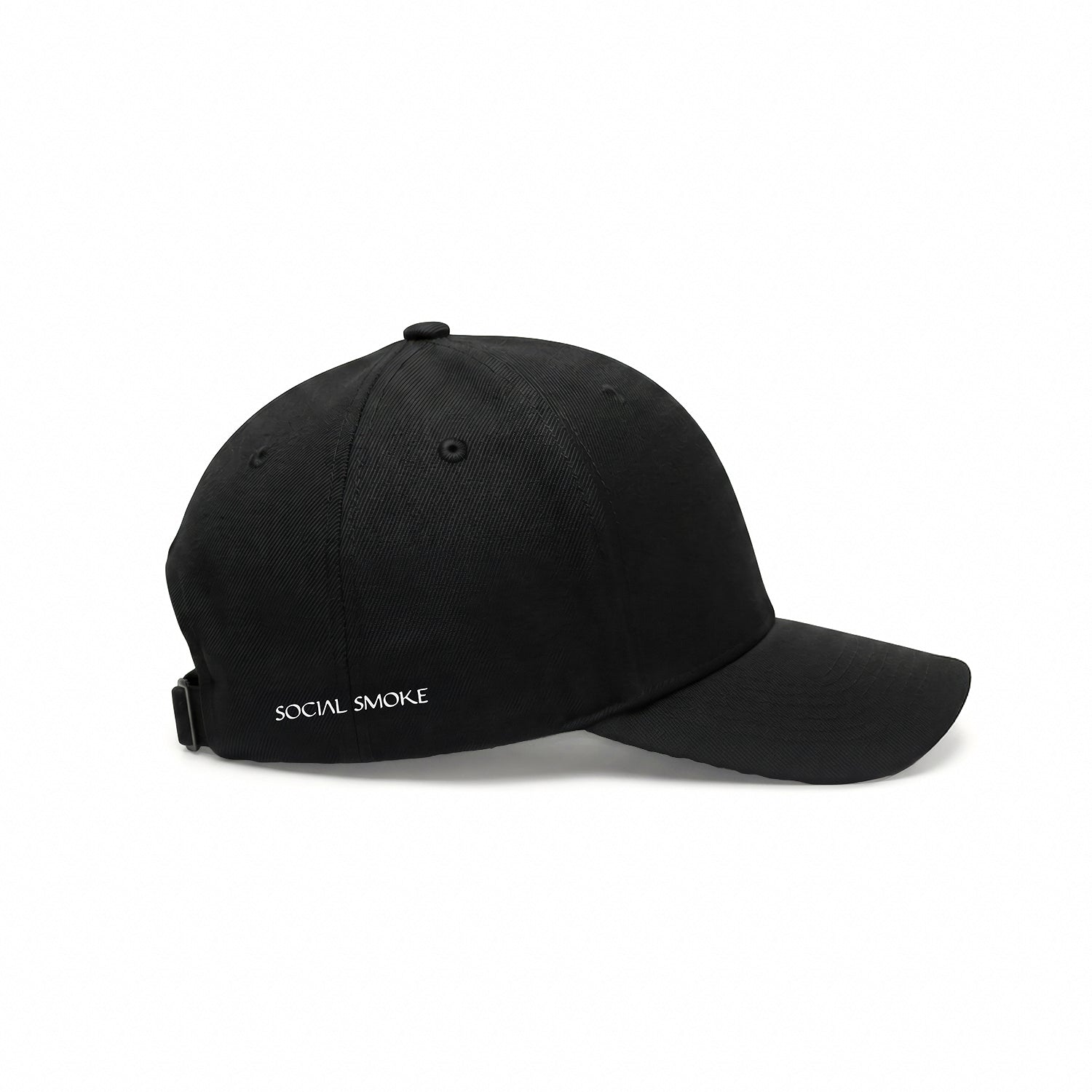 social-smoke-smoke-chill-socialize-cap-black-snapback-kappe image 2