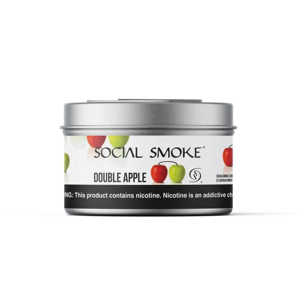 social-smoke-double-apple-shisha-tabak image 1