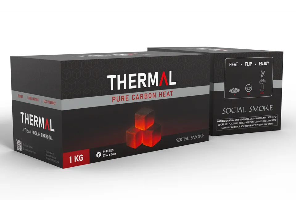 social-smoke-thermal-charcoal-shisha-naturkohle-27mm-cube image 1