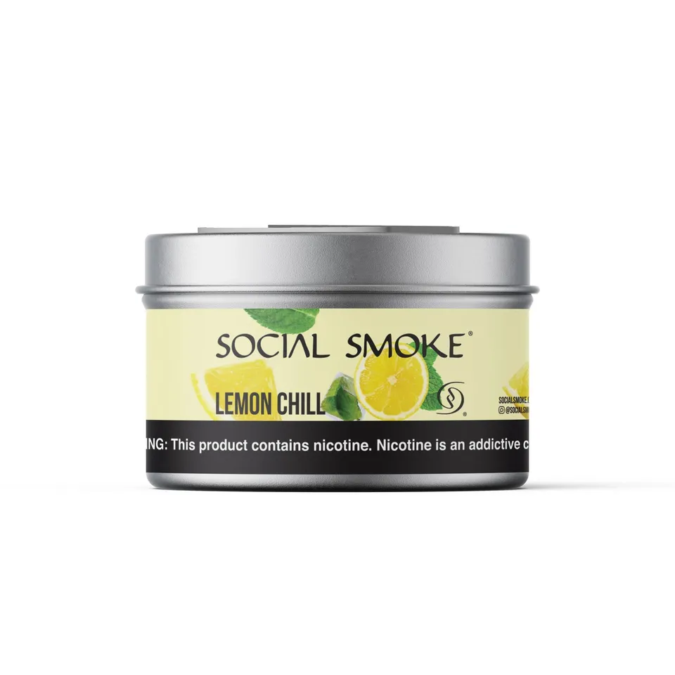 social-smoke-lemon-chill-shisha-tabak-zitrone-minze-k-hl-frisch image 1