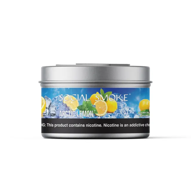social-smoke-arctic-lemon-shisha-tabak-zitrone-mit-eis-minze image 1